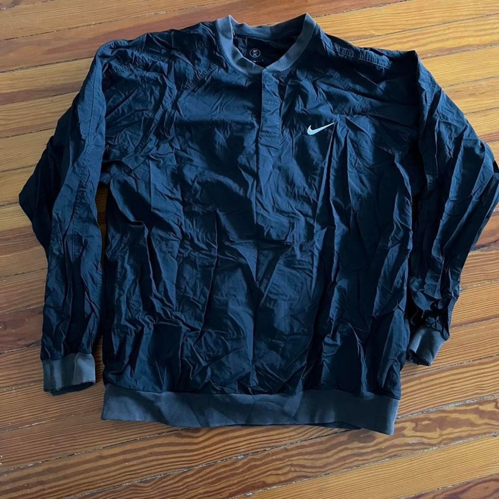1990s Vintage Nike Center Logo Quarter Zip size XL